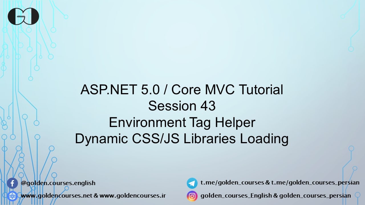 Environment Tag Helper & Dynamic Library Loading - Session43